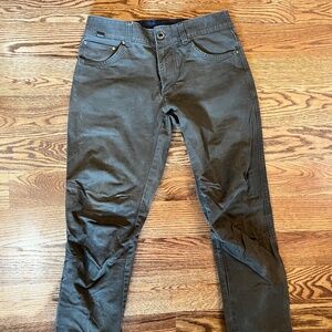 Kuhl Free Rider tapered pants, size 32x32, dark khaki color